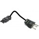 Cable extension 230V cable from the inverter to the 230V plug, per meter