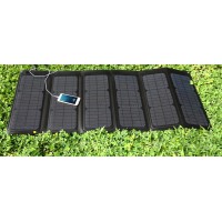 60 watt portable solar collapsible