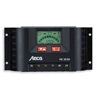 Contrôleur de charge solaire 12V / 24V 30 Ampères écran LCD Steca