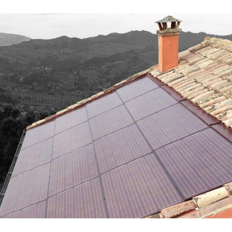 Colored solar modules for building integration or special applications