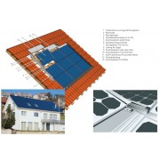 Système de montage pour le système de toiture toit en pente Solrif