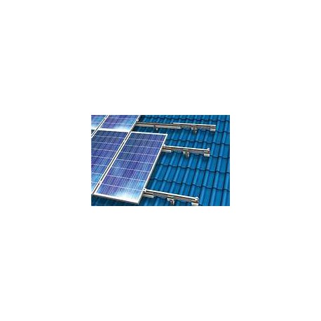 Sistema fotovoltaico completo per tetto da 10'000 Watt