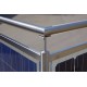 Solar balcony railings