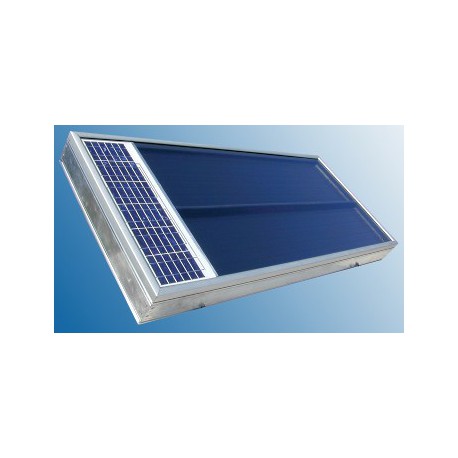 Solar Air Heating Solar Twin 2.0 for alpine huts, hunting lodges, etc.