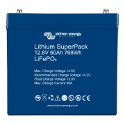 Blueline Superpack - smart Polymère Batterie Lithium 12V 60 Ah
